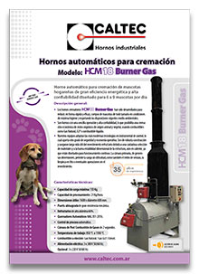 Folleto HCM18 Burner Gas